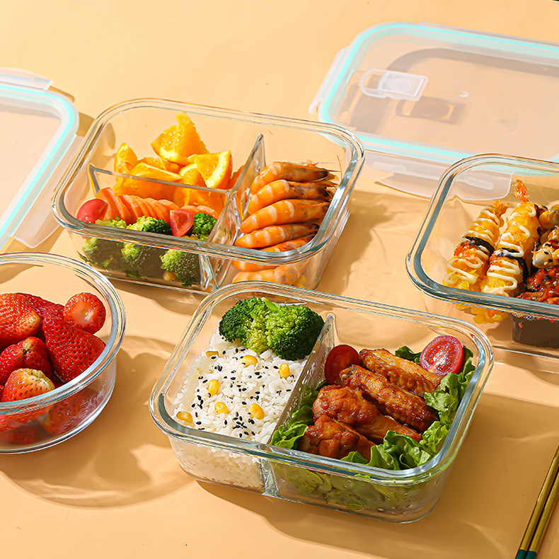 Food Storage Oven Safe - Caixa de Vidro para Conservação de