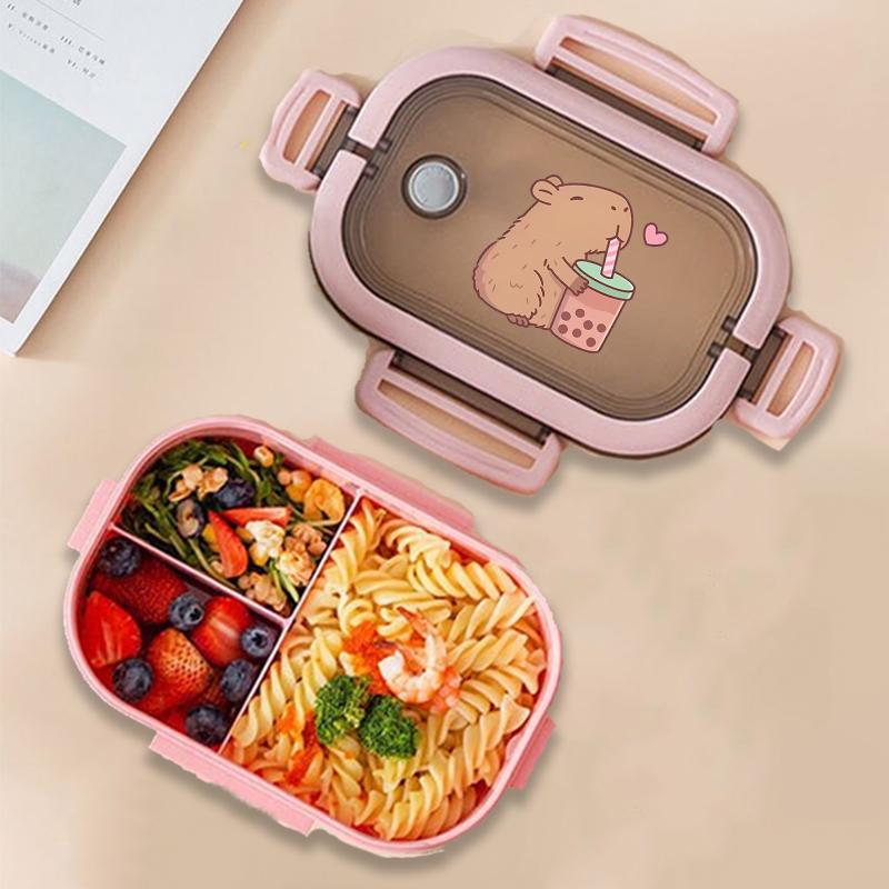 Capivara bento lancheira anime - Food Storage Containers avaliação e preço