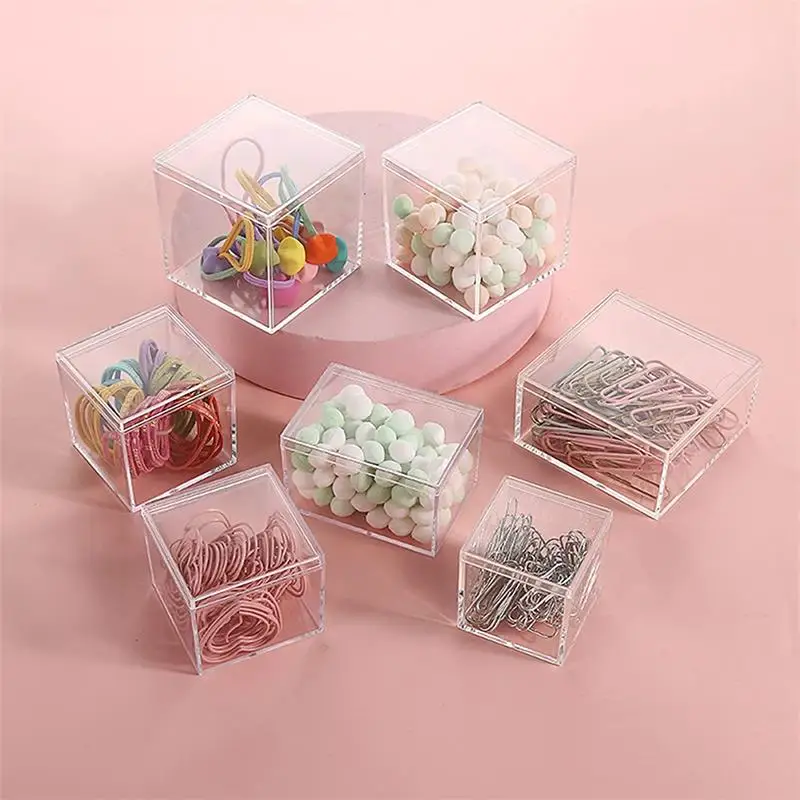 12pçs caixas acrílicas transpa - Food Storage With Dividers avaliação e preço