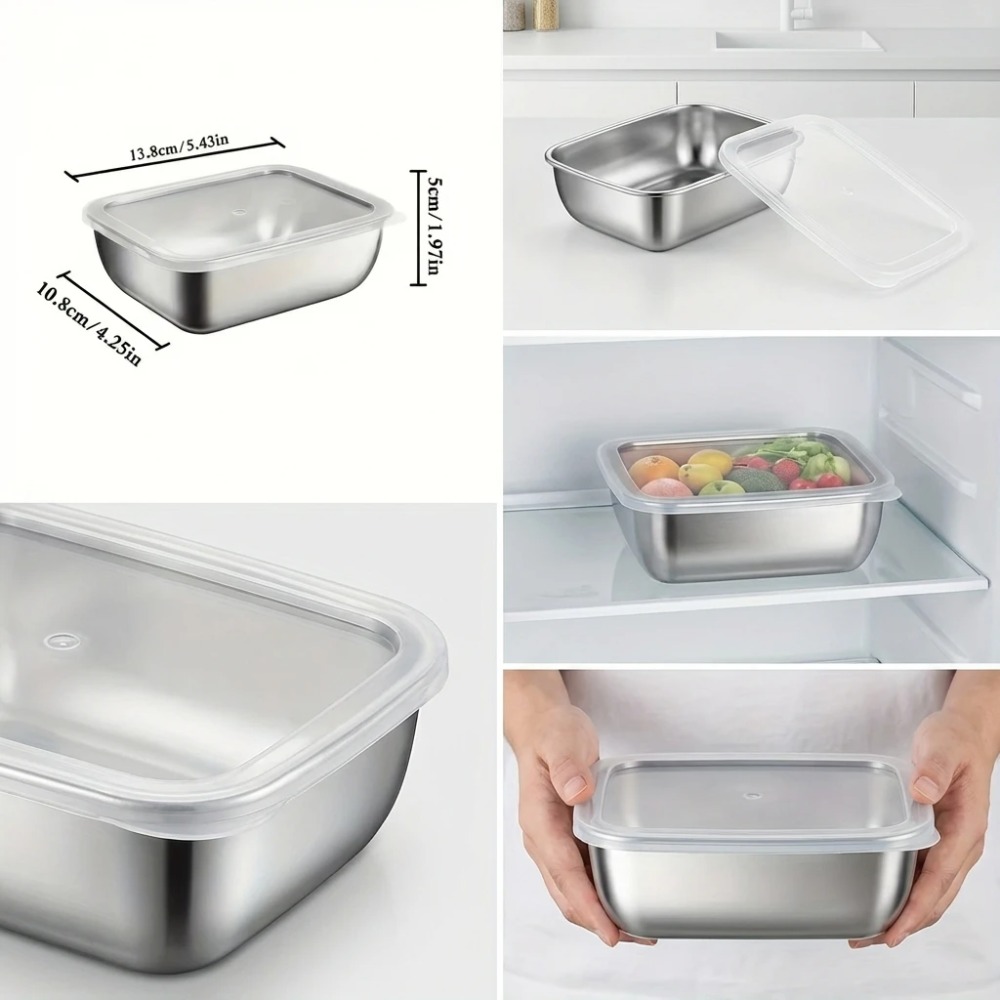Conjunto de 6 Recipientes de A - Food Storage Meals avaliação e preço