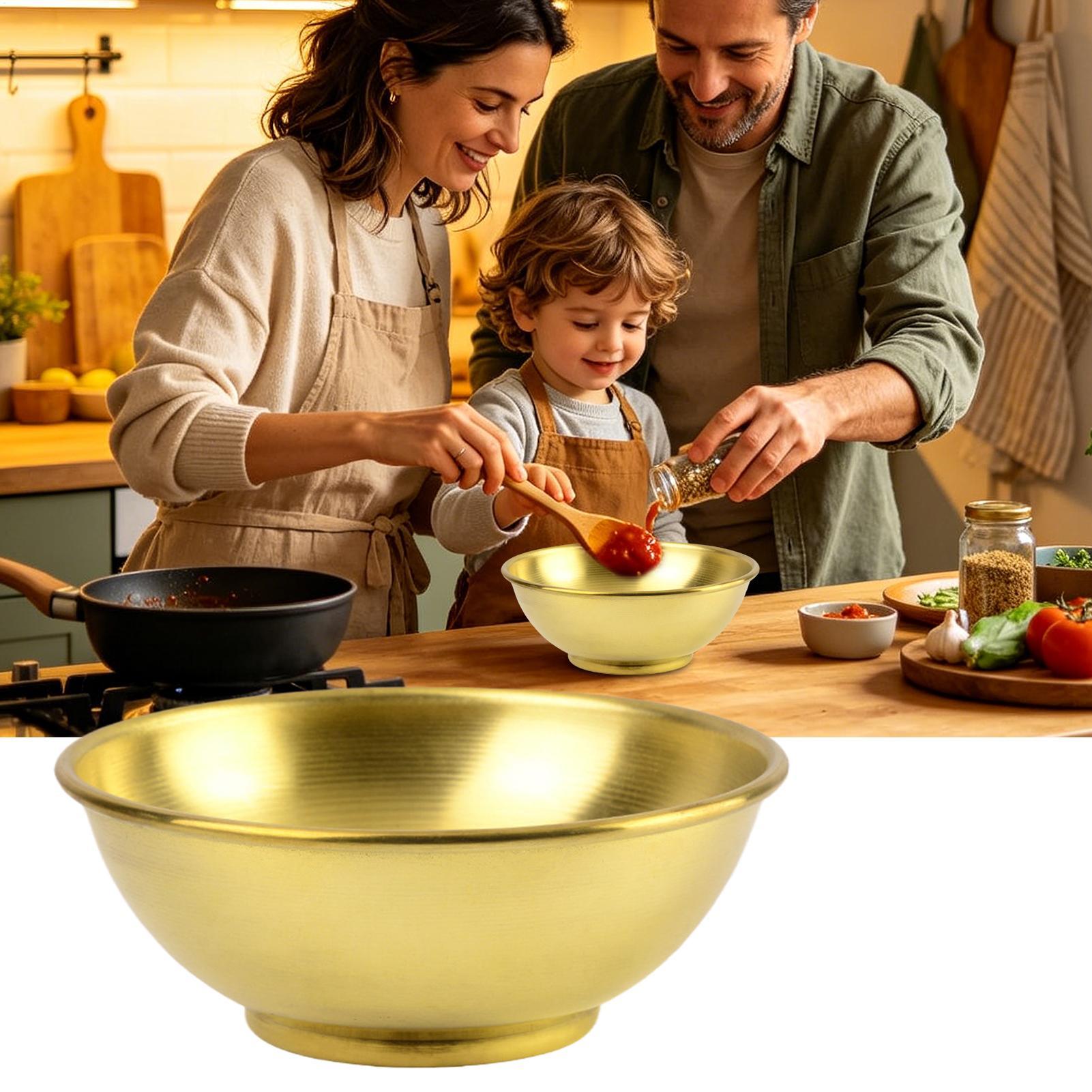 Tigela de Cobre Grande para Ar - Food Storage Meals avaliação e preço